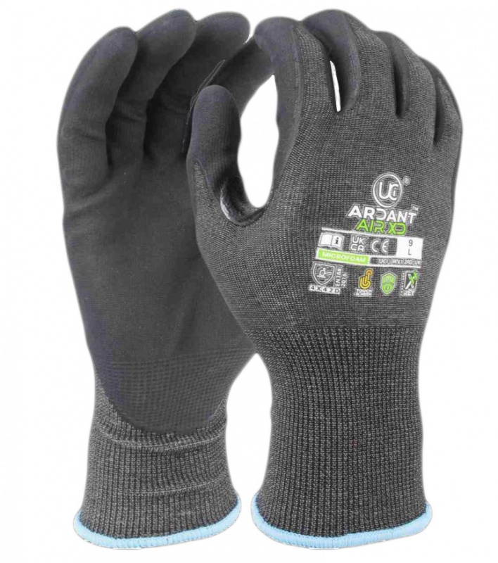 UCi Ardant-Air XD Ultra-Lightweight Microfoam Coated Cut Protection Gloves
